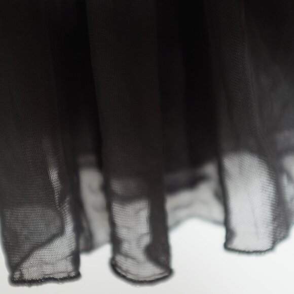 COPY - COPY - Ultra Pink black and tan lace collar chest blouse size L - Picture 6 of 10